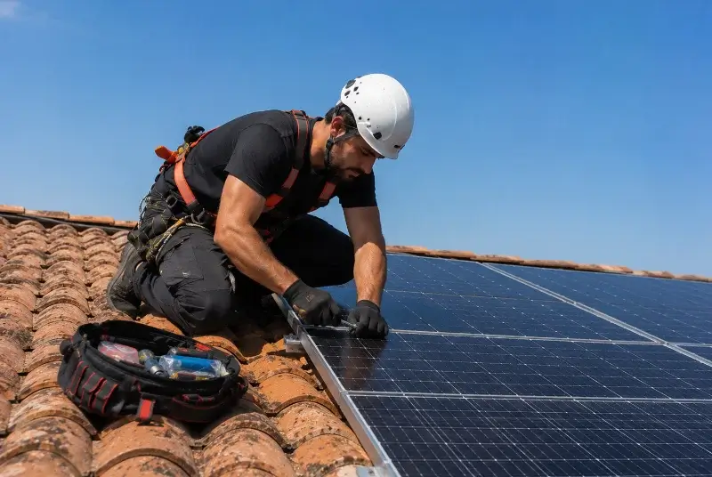 Maintenance et monitoring de panneaux solaires à Neuville-sur-Saône